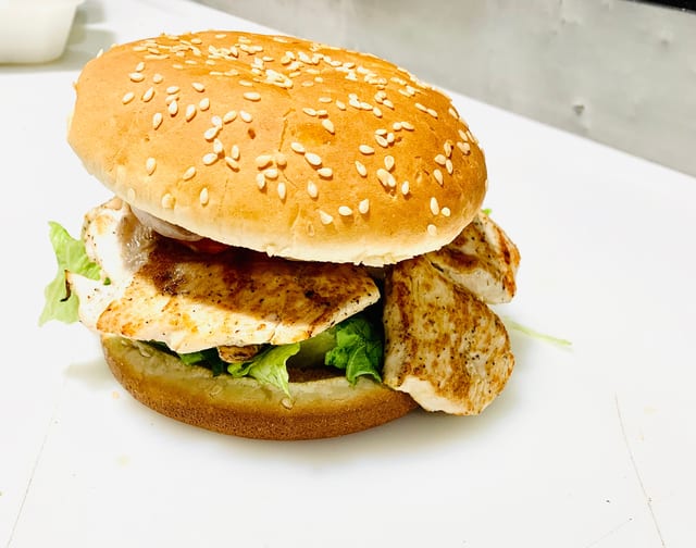 Grill Chicken Burger Only.